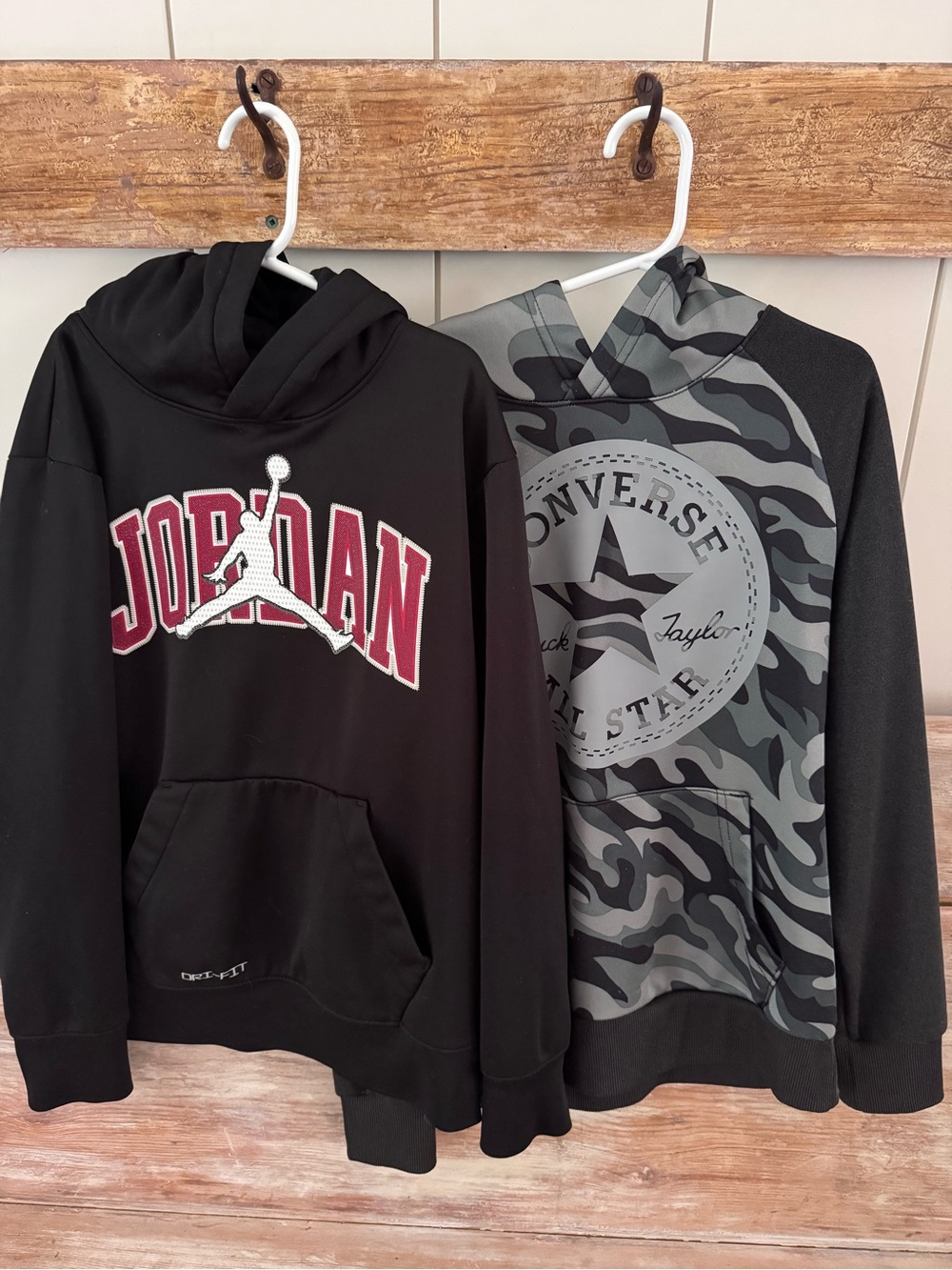 Converse and Jordan sweatshirt hoodies set